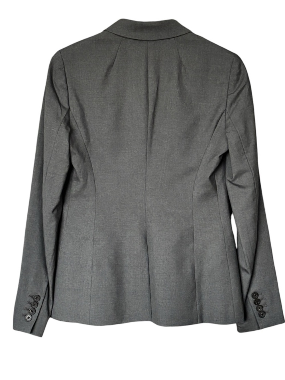 J.Crew 1035 Tailored Blazer in Super 120s Wool -  Gray - Size 4 - Picture 7 of 10